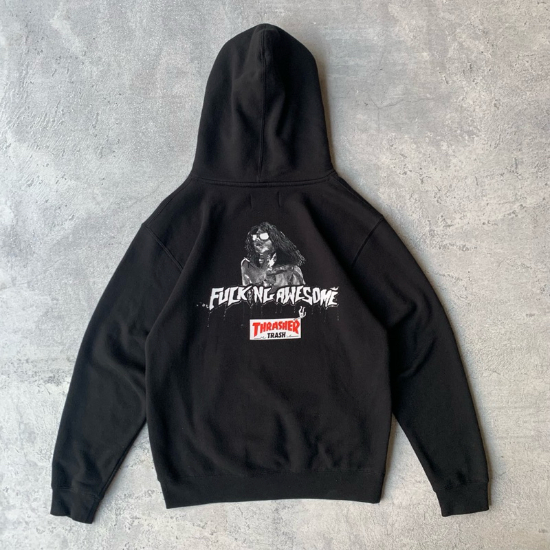 Fucking Awesome x Thrasher Thrashme Hoodie (black)