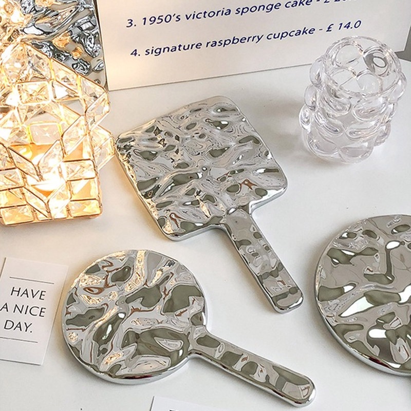 MIRAE Hand Mirror/ Cermin Rias/ Korea Vintage Mirror / Cermin Genggam