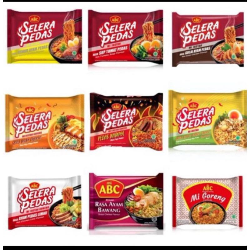 

Mie ABC selera pedas