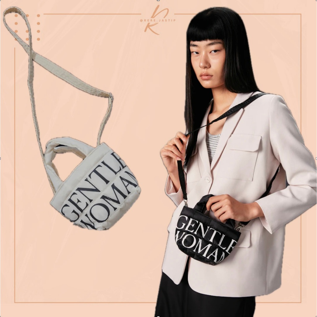 [ORI NEW] Gentle Woman CRIMINAL PUFFER MICRO TOTE BAG | READY STOCK