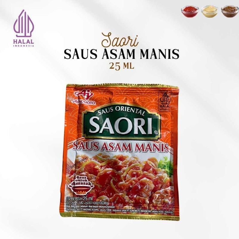 

SAUS SAORI BULGOGI/LADA HITAM/TARIYAKI/ASAM MANIS SACHET