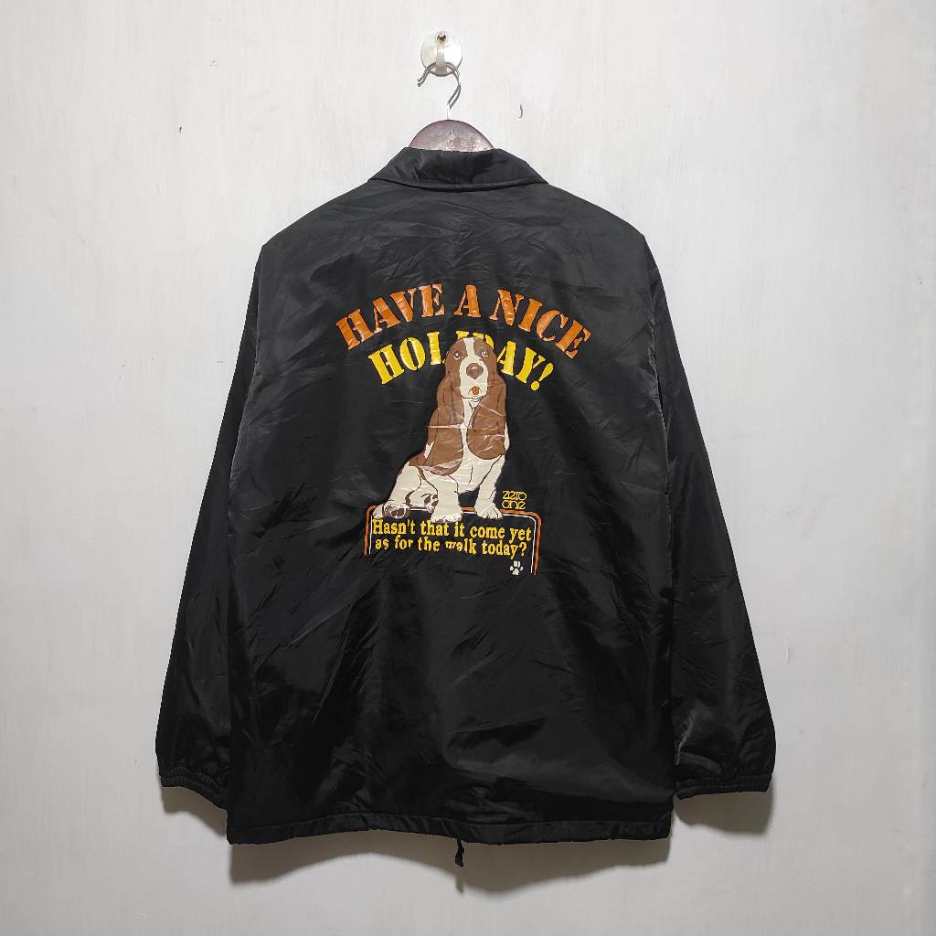 Jaket Vintage Zero One Tokyo Coach Jacket  Size : M-L masuk