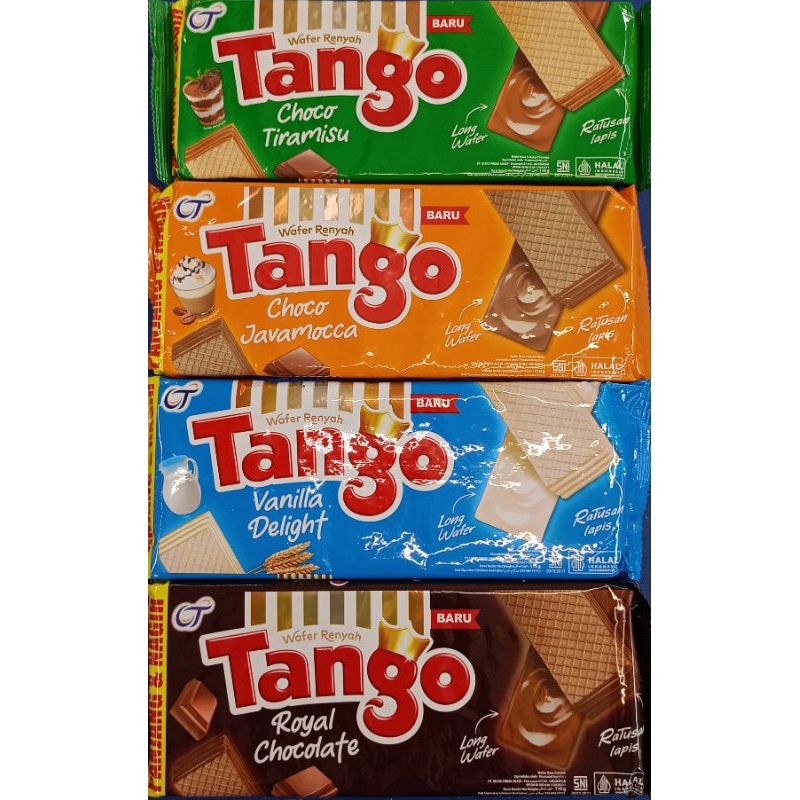 

Tango wafer coklat/vanila/ tiramisu/mocca 110gr