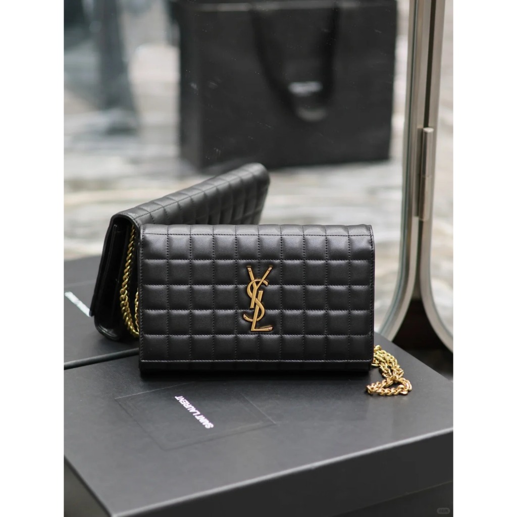 YSL CASSANDRE Woc Envelope Bag for Women's Fashion and Temperament Chain Bag