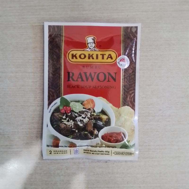 

KOKITA BUMBU INSTANT RAWON | BUMBU RAWON INSTAN 60 GR