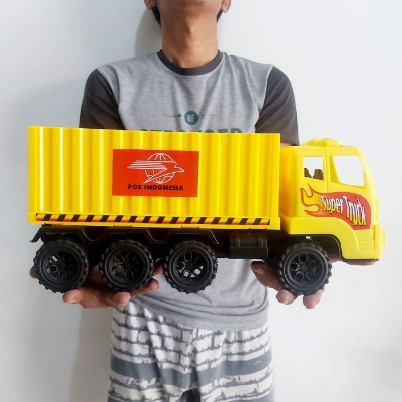 Mainan Truk Box Ekspedisi Jumbo - Mobil Kontainer Besar Anak Laki Cowok
