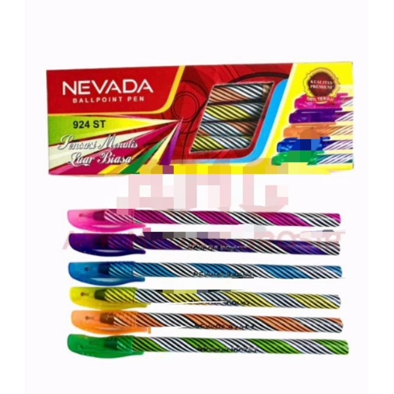 

(KODE B) PULPEN LILIN NEVADA 1 KOTAK ISI 12 Pcs