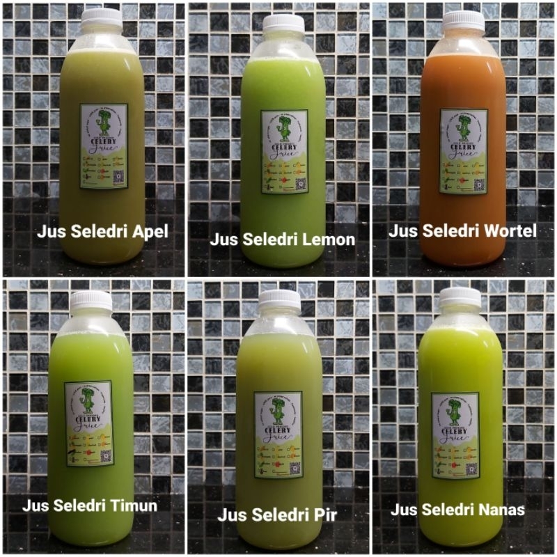 

Jus Seledri Mix / Celery Mix Juice 500ml COLD PRESSED 100% pure