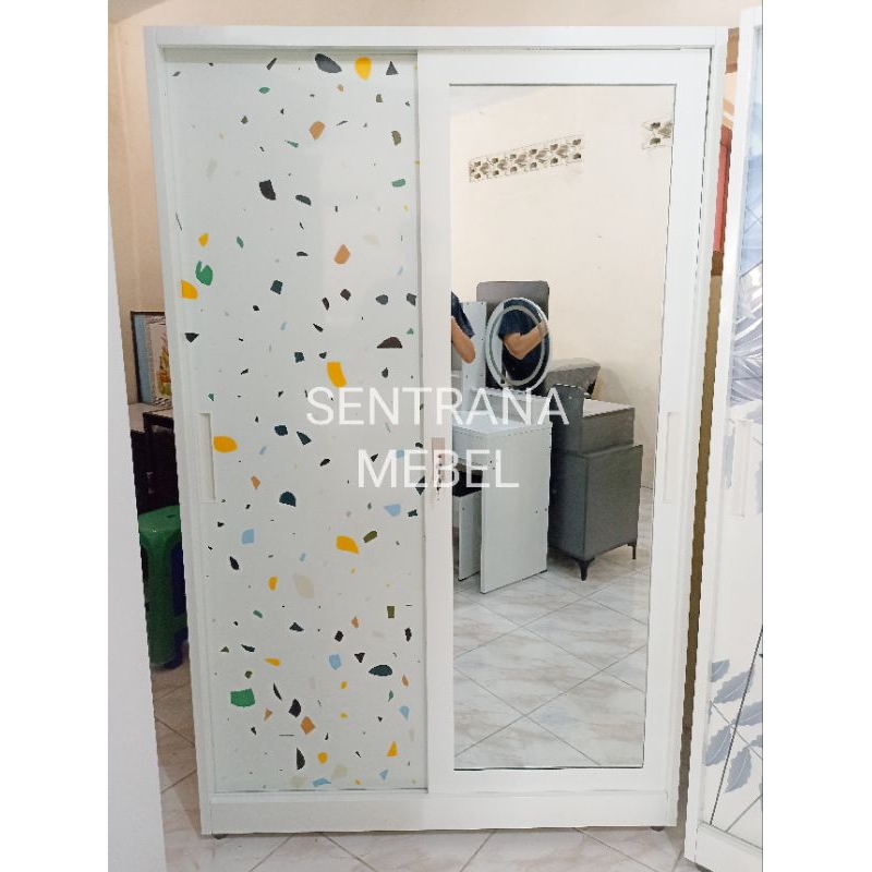 Lemari Baju Besi - Lemari Pakaian Besi Plat Tebal Aneka Ukuran Kualitas Premium