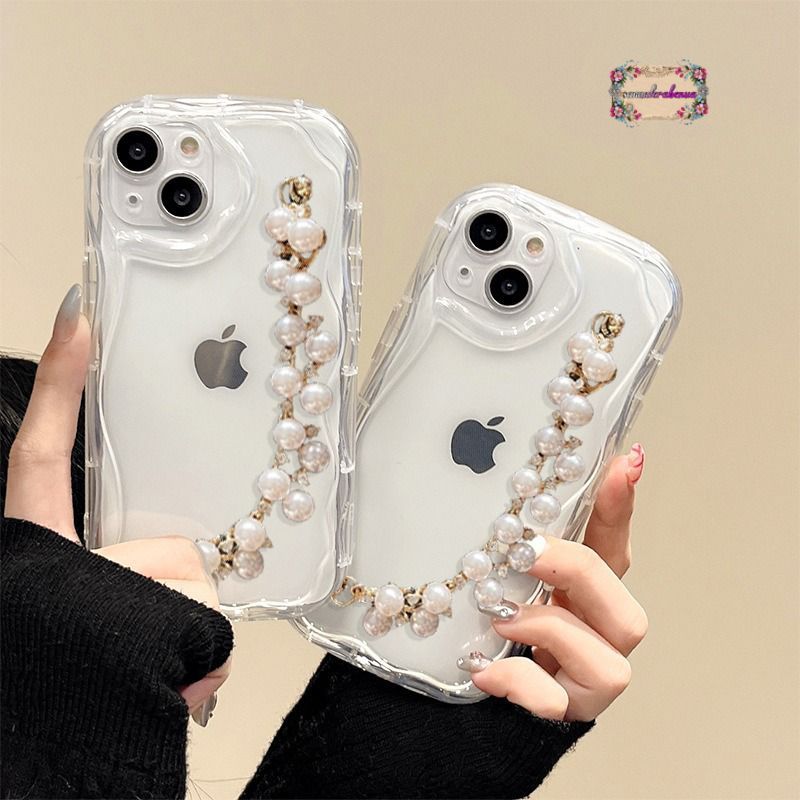 GC112 Melting Clear Pearl Beads Blink /Softcase / Casing Hp For INFINIX SMART 5 6 NFC 6+ 7 8 9 HOT 9