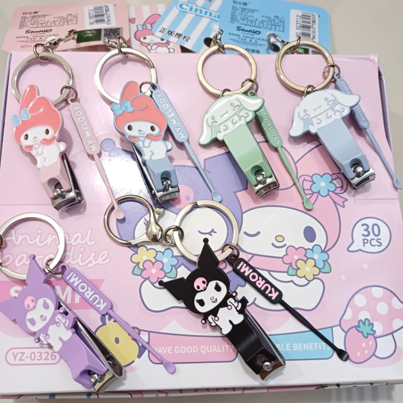 Gunting kuku + korekan telinga CINNAMOROLL KUROMI MY MELODY