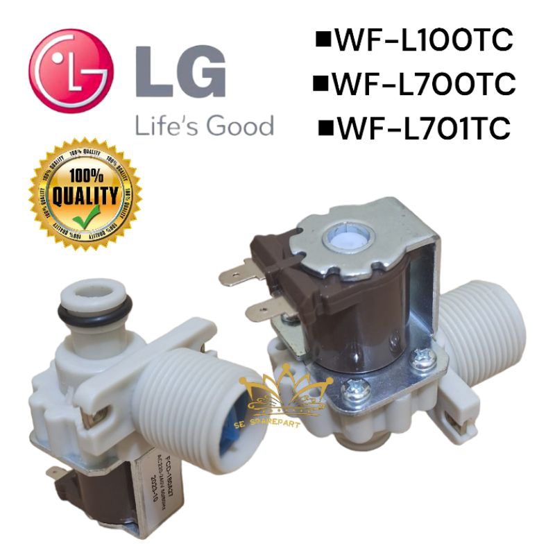 Selenoid Water inlet mesin cuci LG Turbo Drum 1 Tabung | Type Part WF - S950CR ,WF - S950C QUALITY