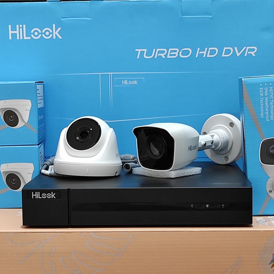 Paket CCTV 5MP Hilook 4 Kamera CCTV 5MP Hilook HDD 500GB