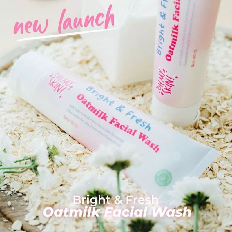 Bright & Fresh Facial Wash Ohmyskin / Sabun Pembersih Wajah