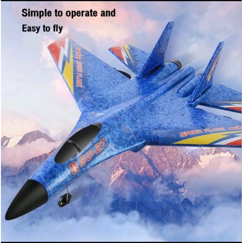 Mainan Pesawat Terbang Remote Control LED Mainan Pesawat RC Terbang Remote Control LED Pesawat Glide