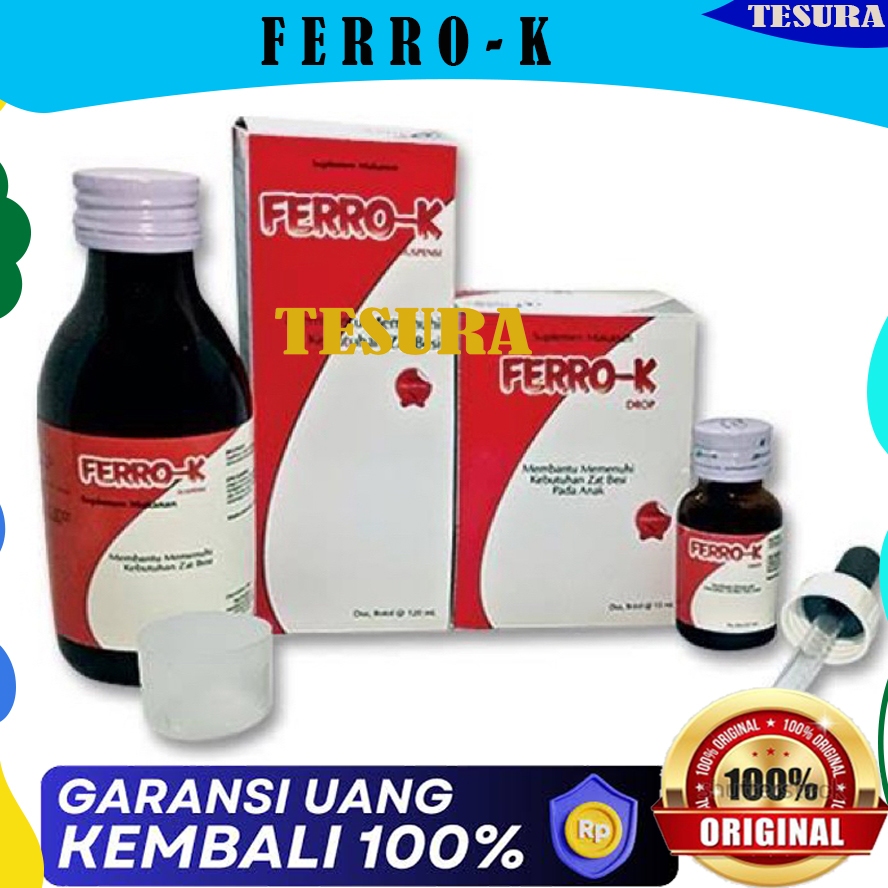 Ferro-K Drop 15ml dan Ferro-K Suspensi 120ml - Ferro K