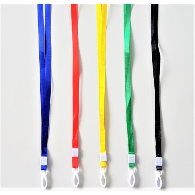 KALUNG GANTUNGAN NAME TAG TALI LANYARD SEMINAR ID NAMA TALI NAME TAG KAIT PLASTIK 1 CM WARNA