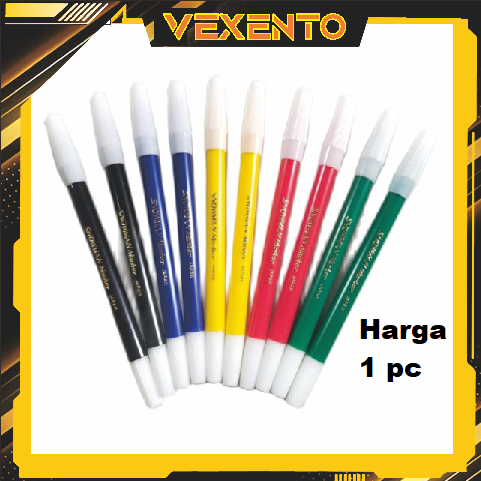 

Spidol Snowman Original Marker Kecil Hitam Merah Kuning Hijau by Vexento