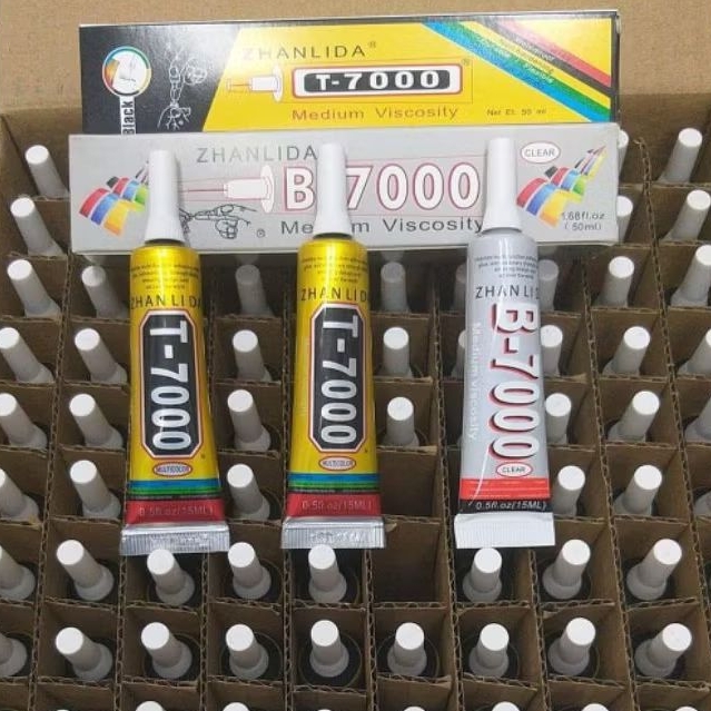 

LEM LCD Touchscreen T7000 Bening - Hitam 15ML perekat hp Backdoor KESING sangat lengket