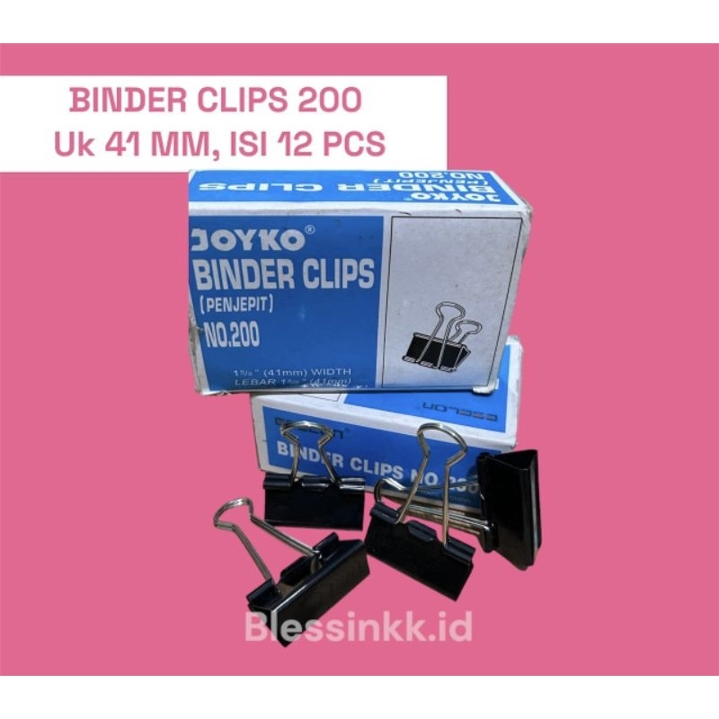

BINDER CLIPS No. 200 JOYKO