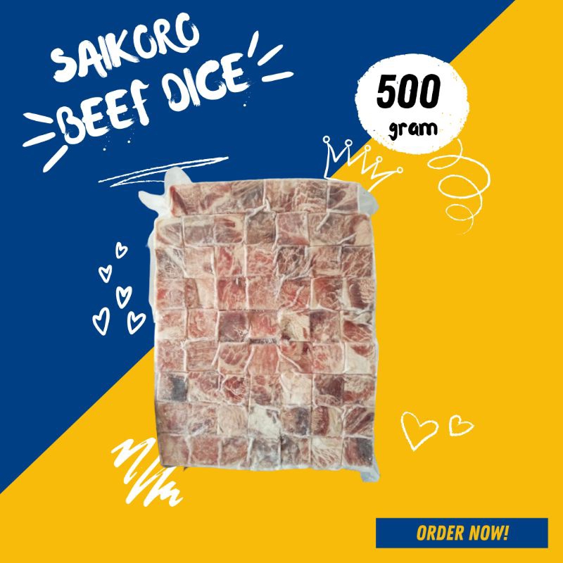 

Saikoro Beef Dice Meltique 500gr