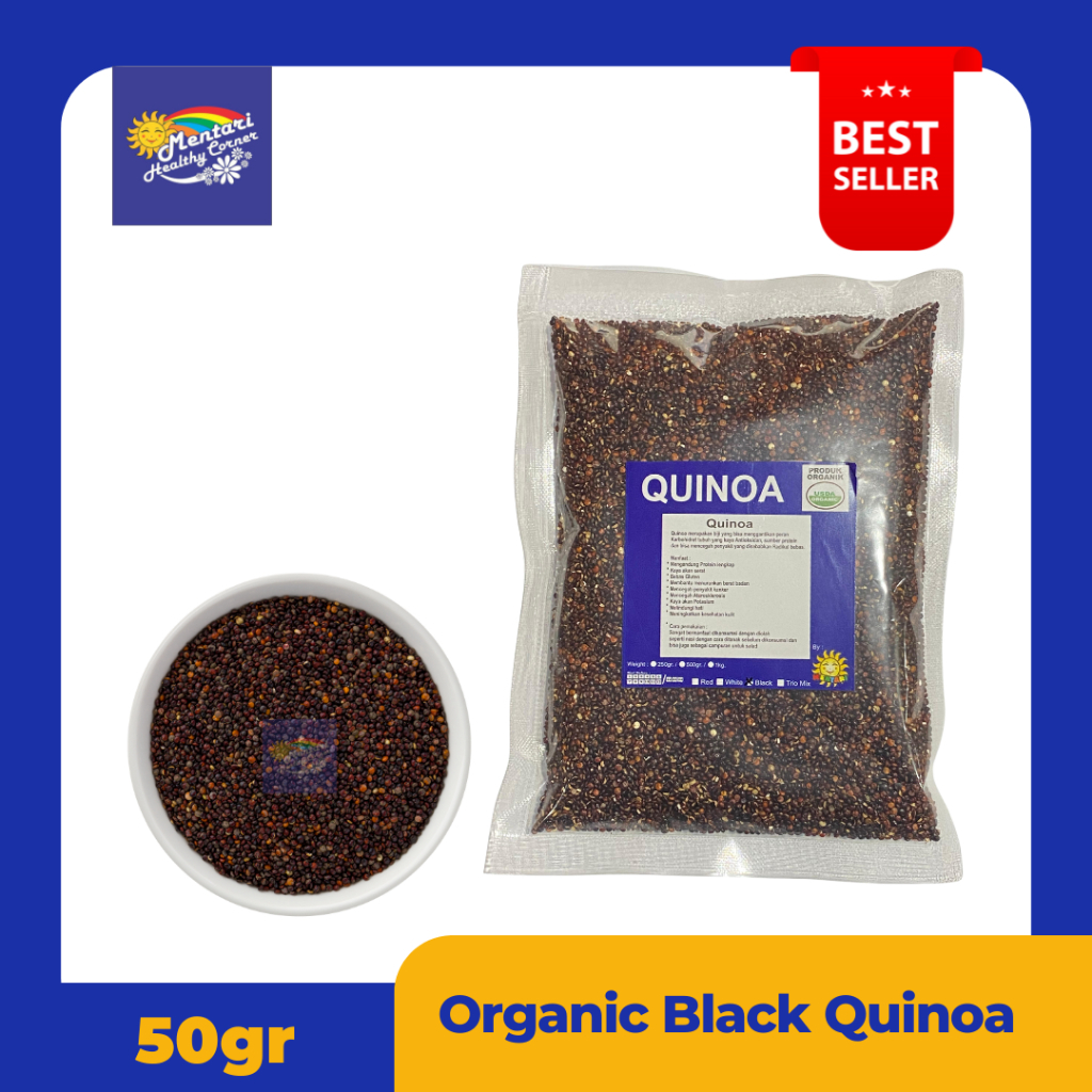 

Organic Black Quinoa 50gr / Organik Quinoa Hitam 50gram
