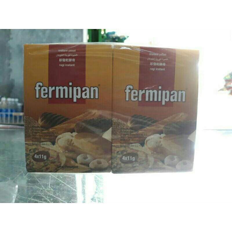 

Fermipan/bahan pengembang kue dan roti.