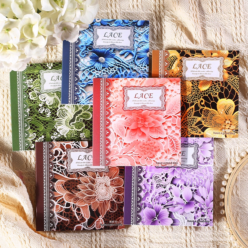 

30 Lembar Kertas Motif Renda 10x10cm Untuk Dekorasi Scrapbook Bullet Journal Diary Jurnal Retro Vintage