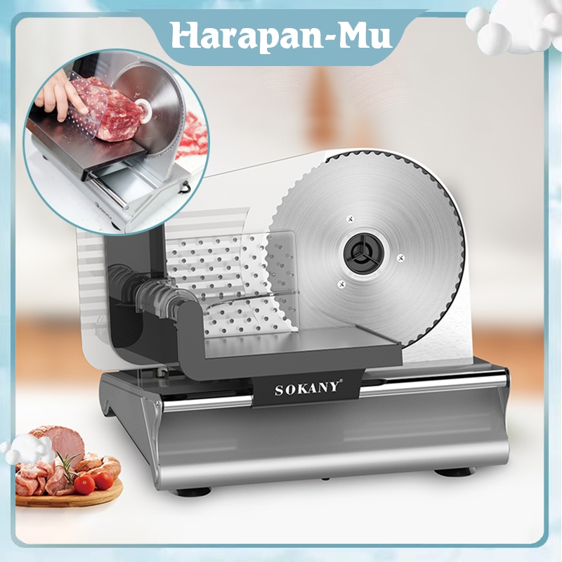 Electric Meat Slicer Multifungsi Pengiris Alat Pemotong Daging Sapi Dan Domba Untuk Daging Beku