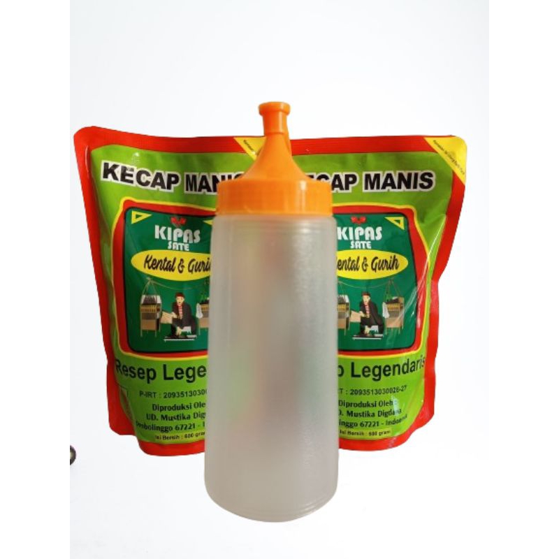 

KECAP MANIS CAP ORANG JUAL SATE 2 PCS FREE 1 BOTOL KECAP MEJA