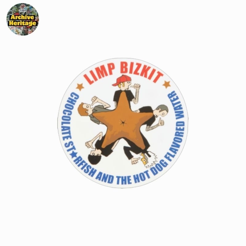 

sticker Limb bizkit graphic logo nu metal rock hiphop band stiker