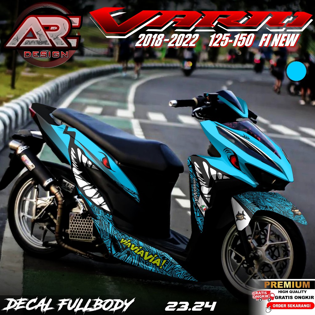 (COD PROMO) TERBARU Decal Sticker Honda Vario New 125 150 Full body - Stiker Skotlet Variasi Modifik