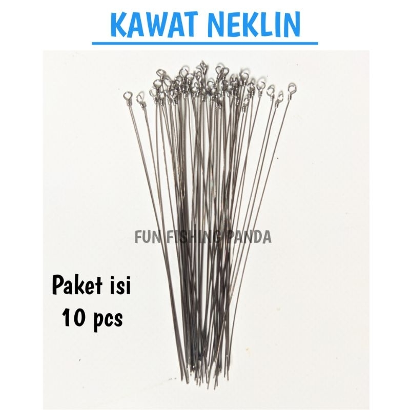Neklin Kawat neklin kawat pancing bawal isi 10 pcs