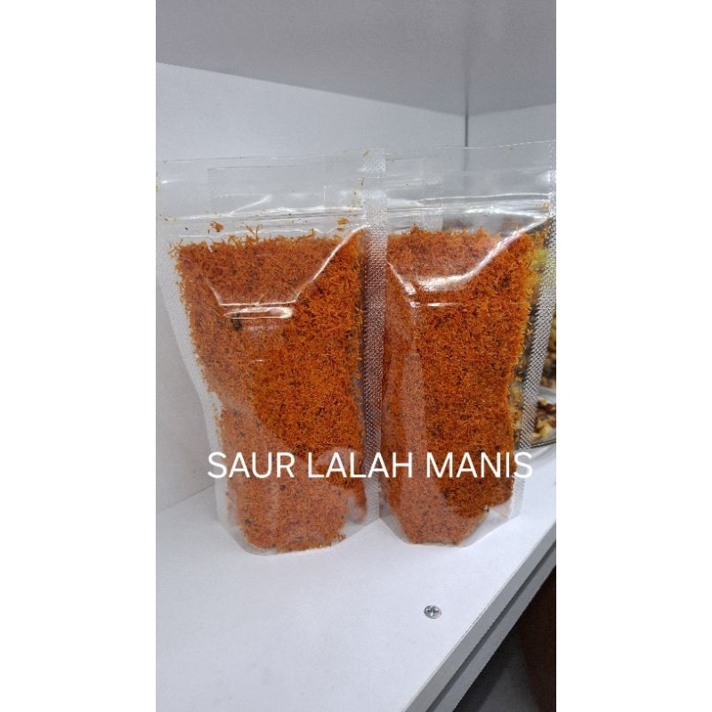 

Saur, Serundeng Pedas Manis 70gr