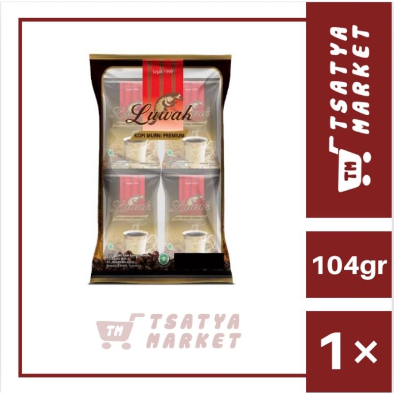 

LUWAK KOPI BUBUK MURNI PREMIUM 6,5GR ISI 16 PCS