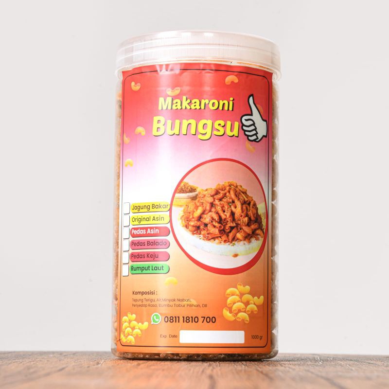 

MAKARONI BUNGSU TOPLES (250GR)