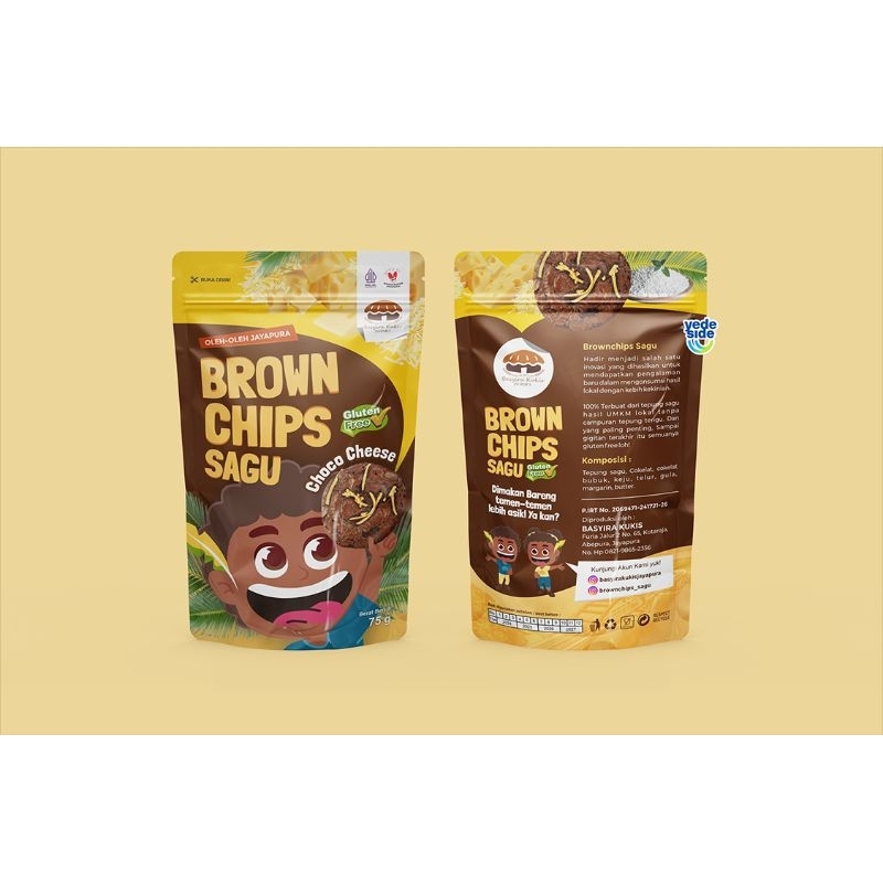 

Brownchips sagu Choco Cheese - gluten free