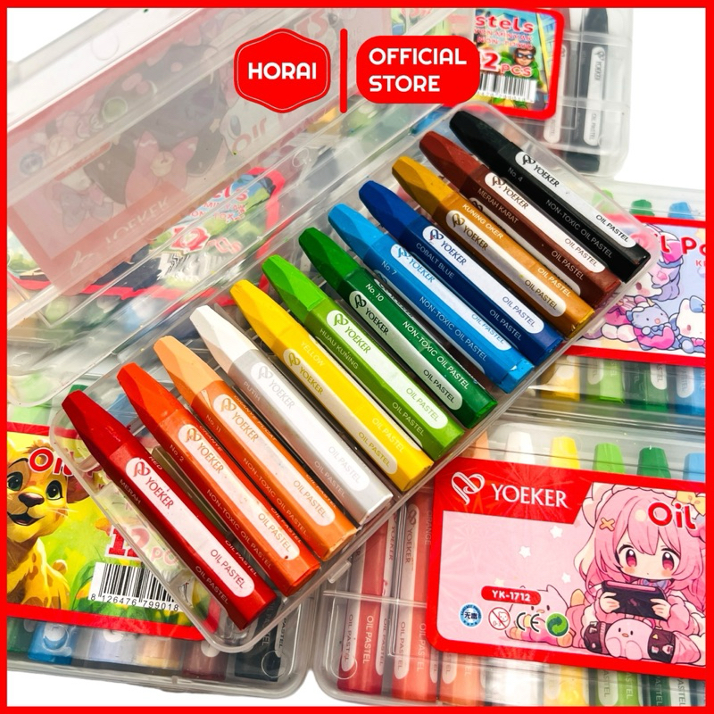 

Crayon 12 Warna Krayon Non Toxic Gambar Anak (1 SET)