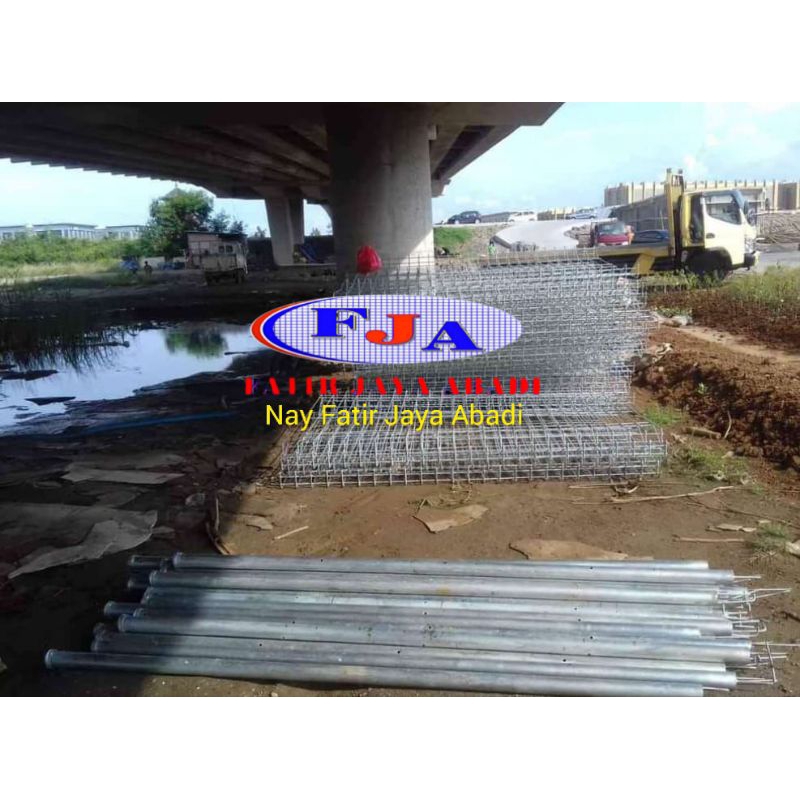 Pagar BRC T.190 x L.240 x Dia 8 mm Elektropleating