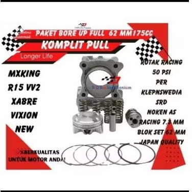 PAKET UPGRADE MX KING, VIXION OLD, VIXION NEW COCOK HARIAN & TOURING
