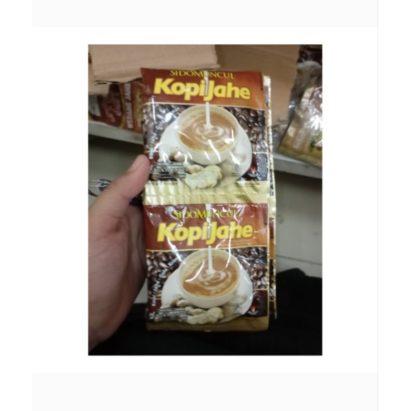 

SIDOMUNCUL KOPI JAHE ISI 10 PCS @28GR