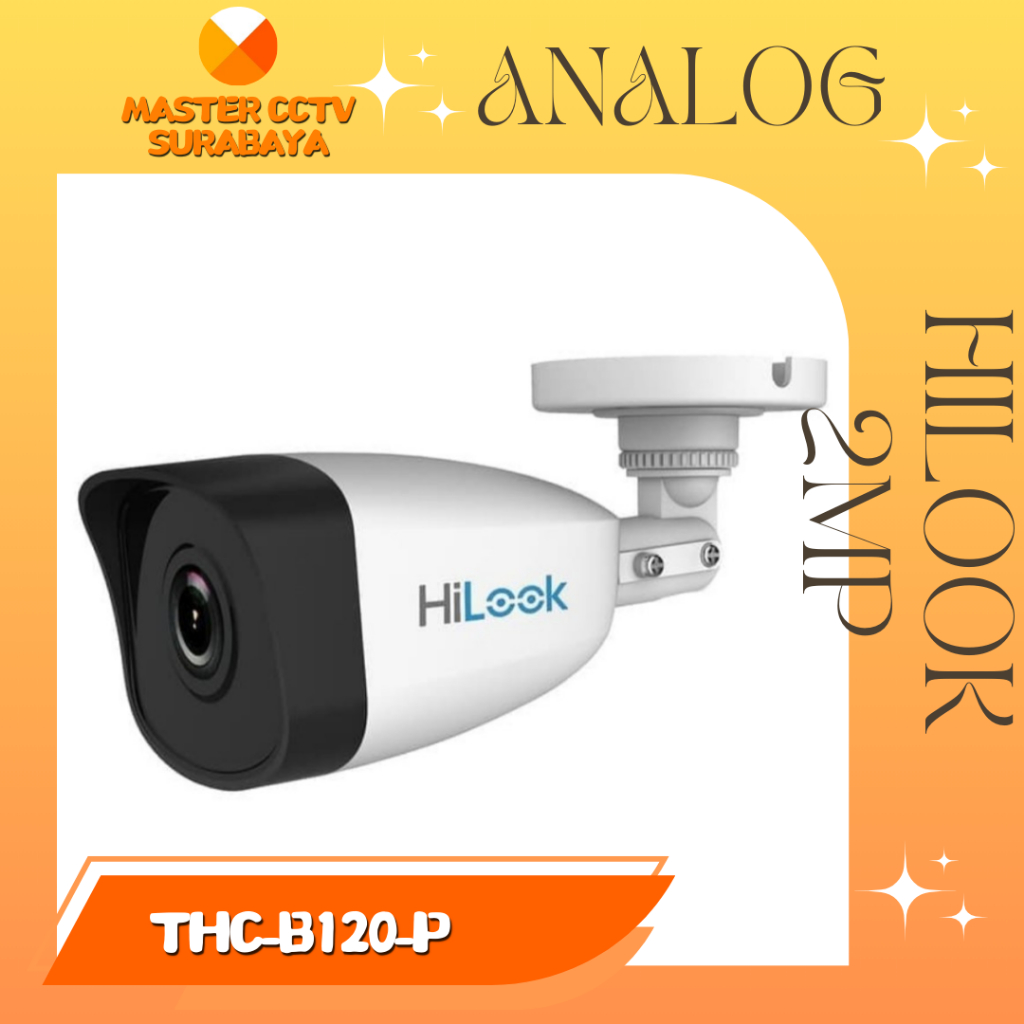 HILOOK KAMERA OUTDOOR 2MP 1080P THC-B120-P / CCTV CAMERA B120P BULLET