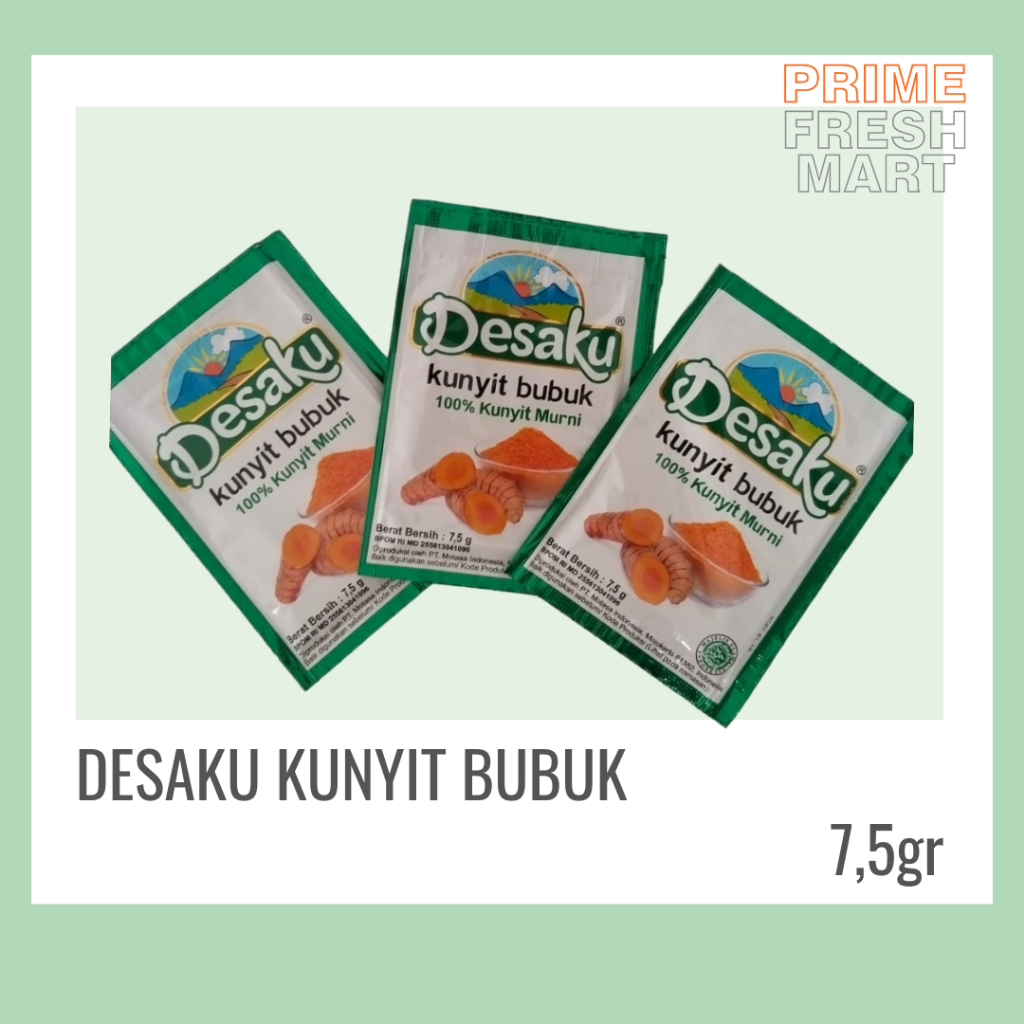 

Desaku Kunyit Bubuk Kemasan 7.5gr