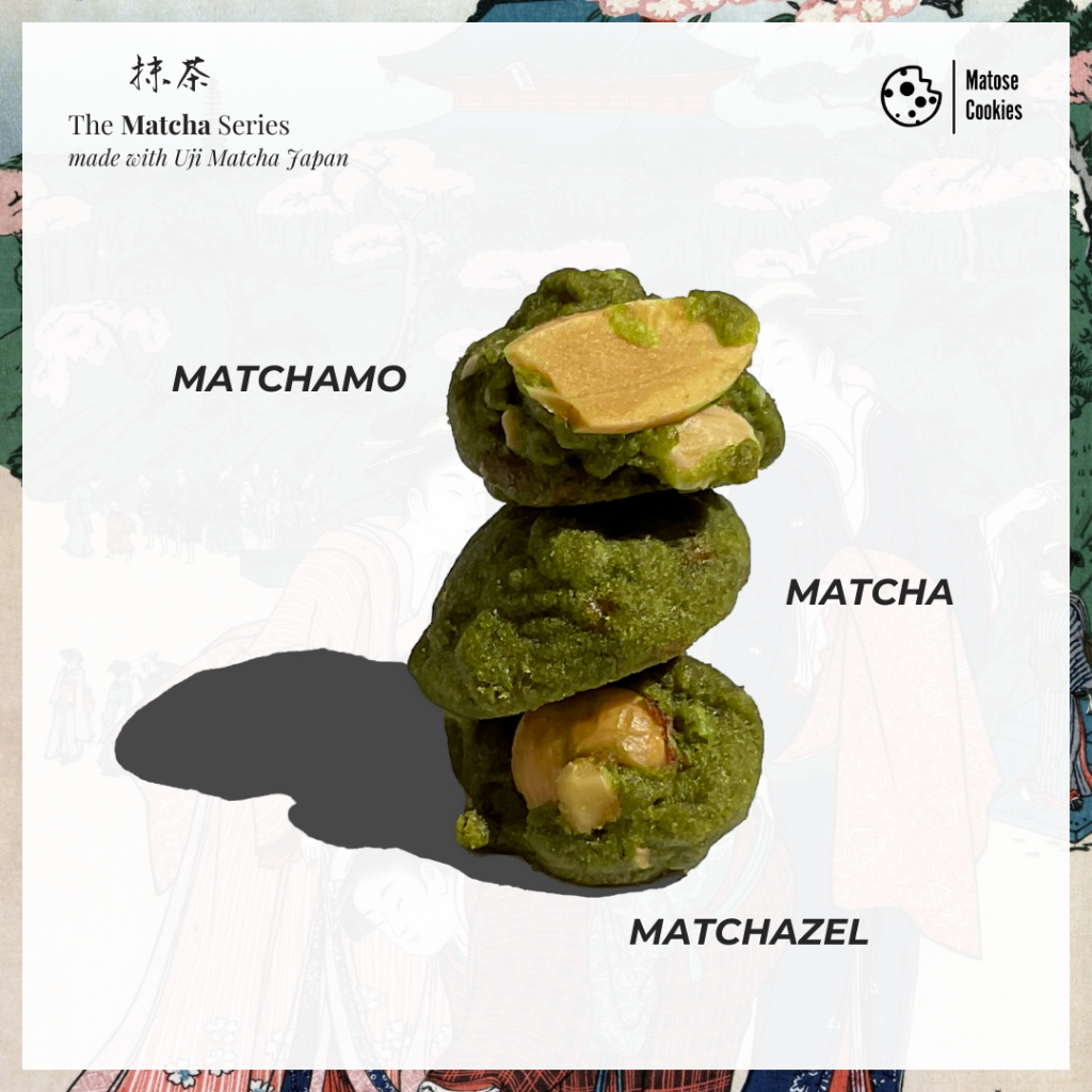 

Matose Matcha Cookies - Matchamo (Matcha Almond) Premium Buttery Cookies