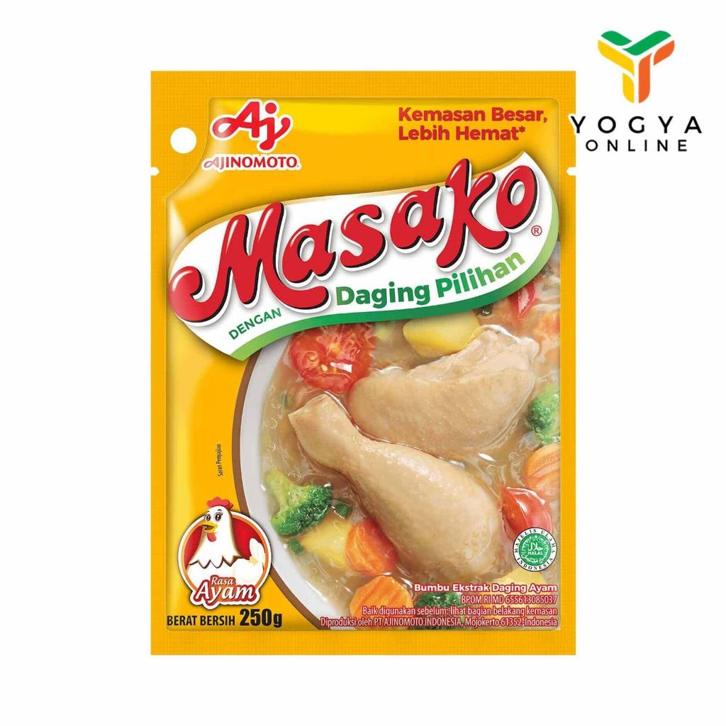 

Masako Ayam 250 Gram Penambah Rasa