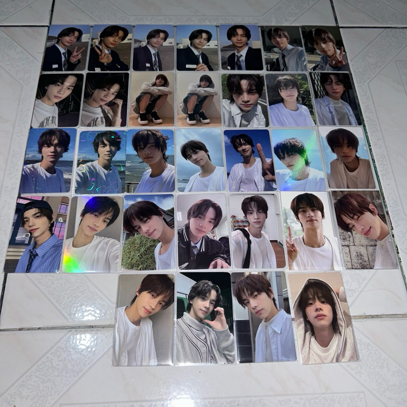 Photocard Shinyu TWS pc OFFICIAL sparkling blue all about shinyu