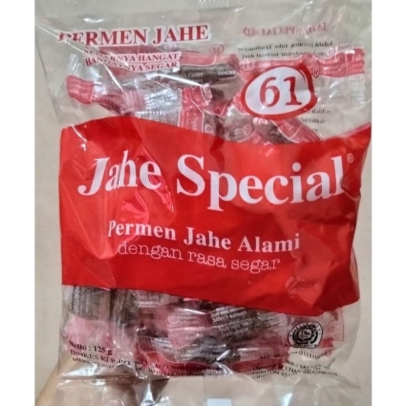 

Permen Jahe Special 61 / Ting Ting Jahe / Ginger Candy / Permen Pedas / Gula gula / Permen Hangat / Permen Jadul