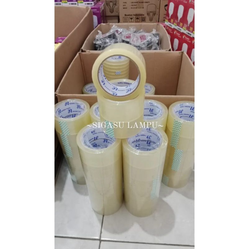 LAKBAN BENING BESAR UK. 45MM X 90 YARD (1 roll isi 6 pcs)