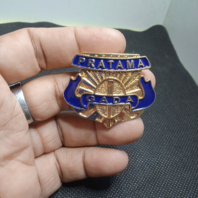 brivet wing pin logo satpam gada Pratama model terbaru paku magnet