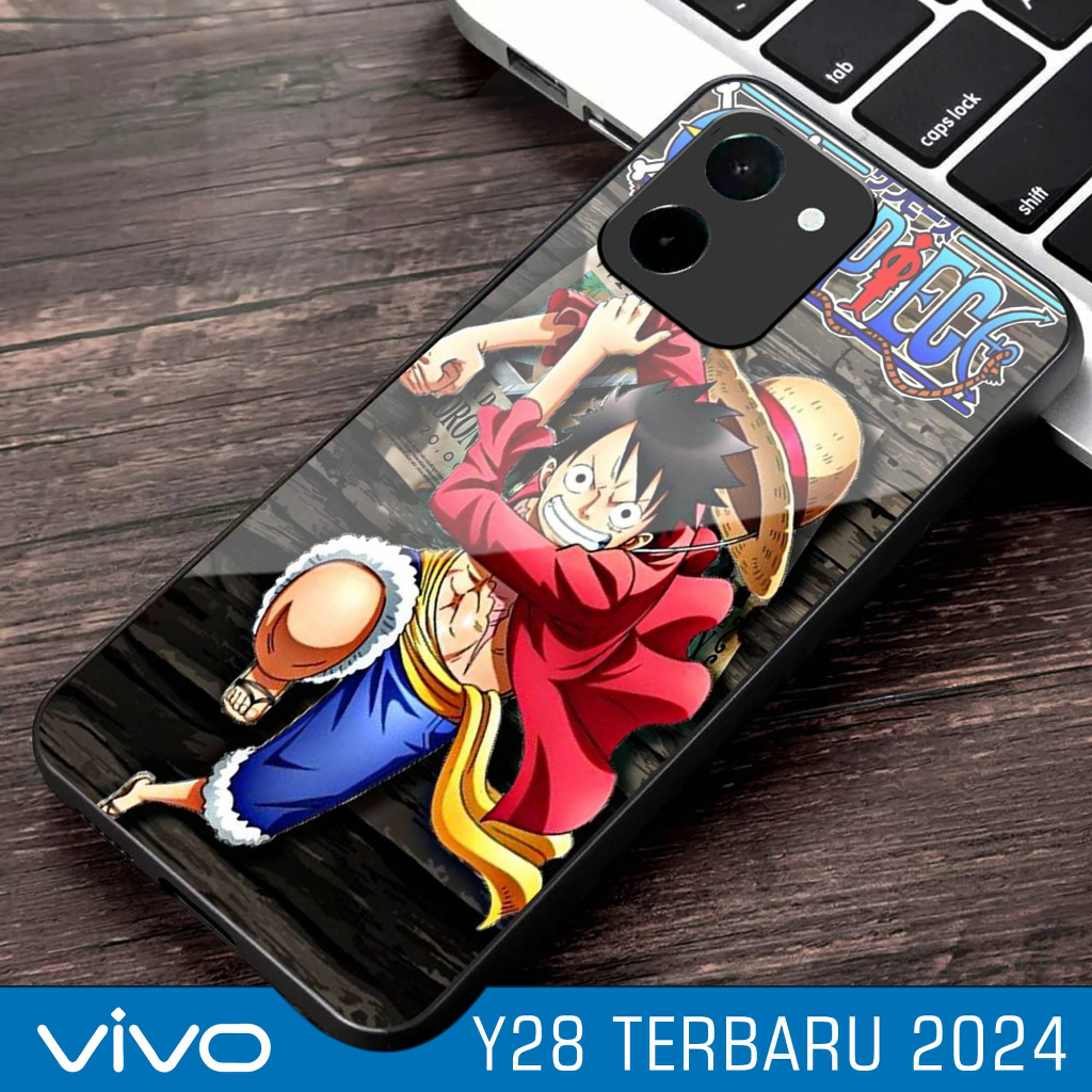 Case Kaca For Vivo Y28 - Pelindung HP Vivo Y28 - Casing Vivo Y28 - Case Handphone